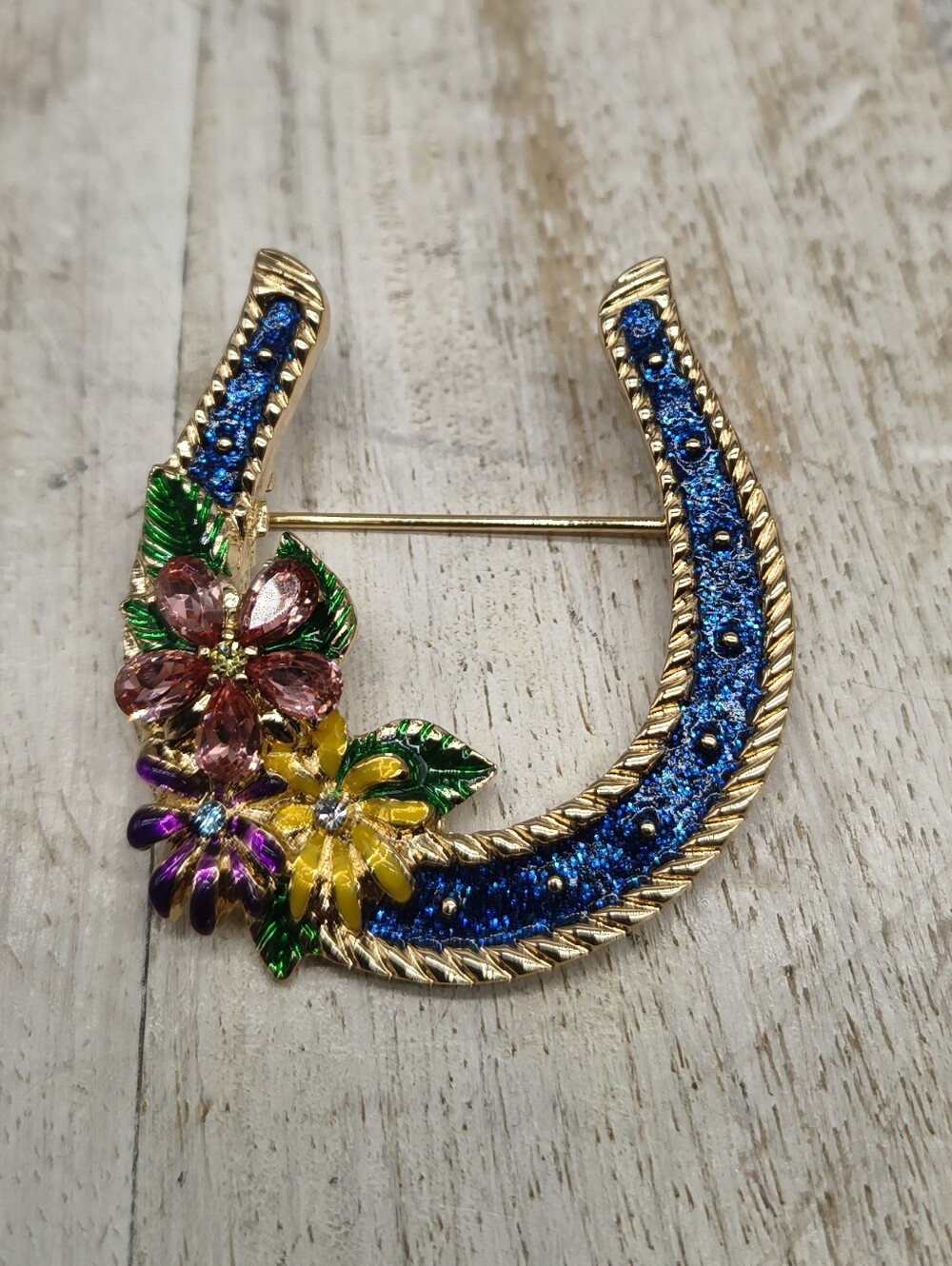 Anne Klein Horseshoe Pin